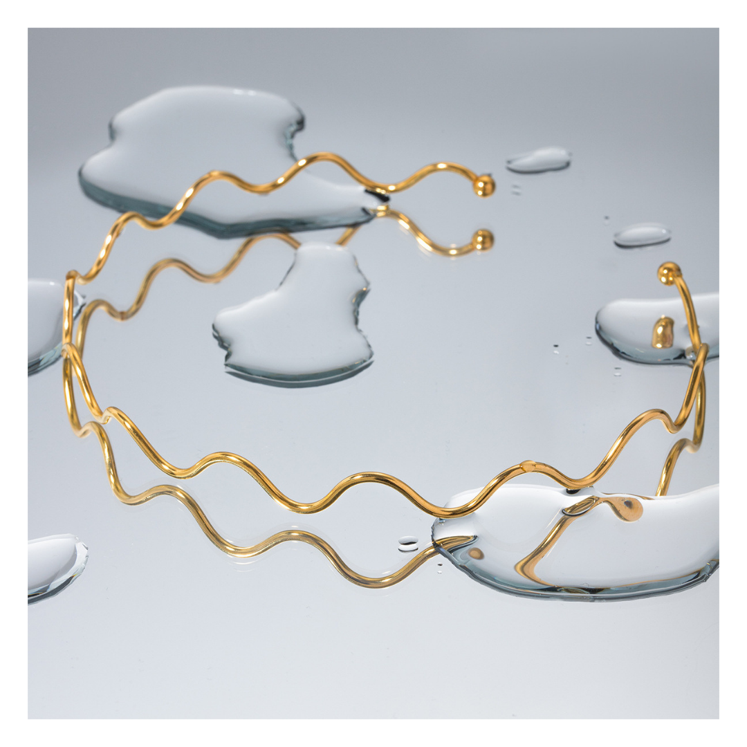 316L Wave Fixed Snake Necklace — ディテール | ネックレス | サージカルステンレス316L | Misy Jewelry