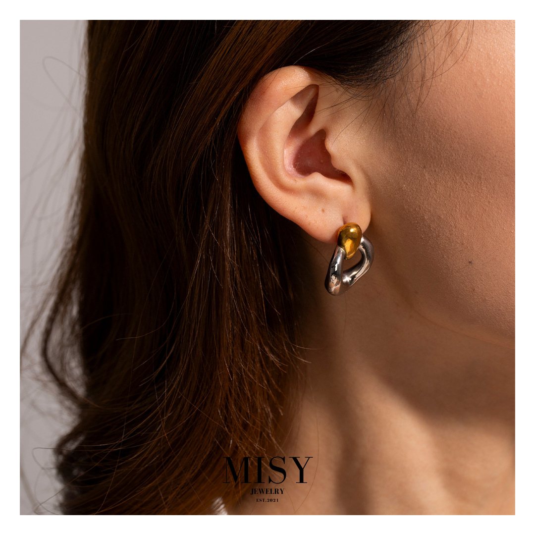 316L Bi-color Round Pierce — ディテール | リング | サージカルステンレス316L | Misy Jewelry
