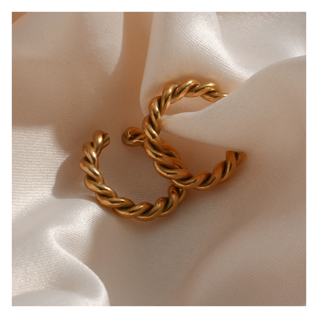316L Twisted Ear Cuff(2set) — ディテール | リング | サージカルステンレス316L | Misy Jewelry