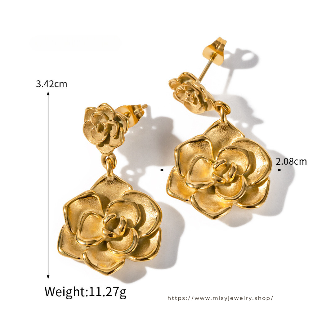 316L Rose Pierce — 着用イメージ | リング | サージカルステンレス316L | Misy Jewelry