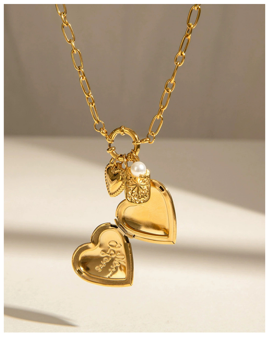 316L Memorial Heart Necklace — ディテール | ネックレス | サージカルステンレス316L | Misy Jewelry
