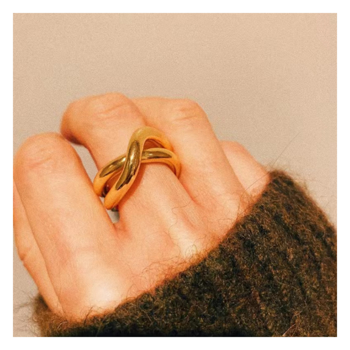 316L Cross Designed Ring