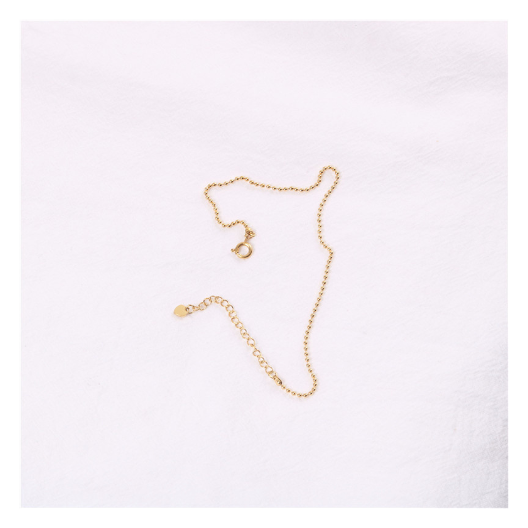 Cubic Anklet — ディテール | ブレスレット | サージカルステンレス316L | Misy Jewelry