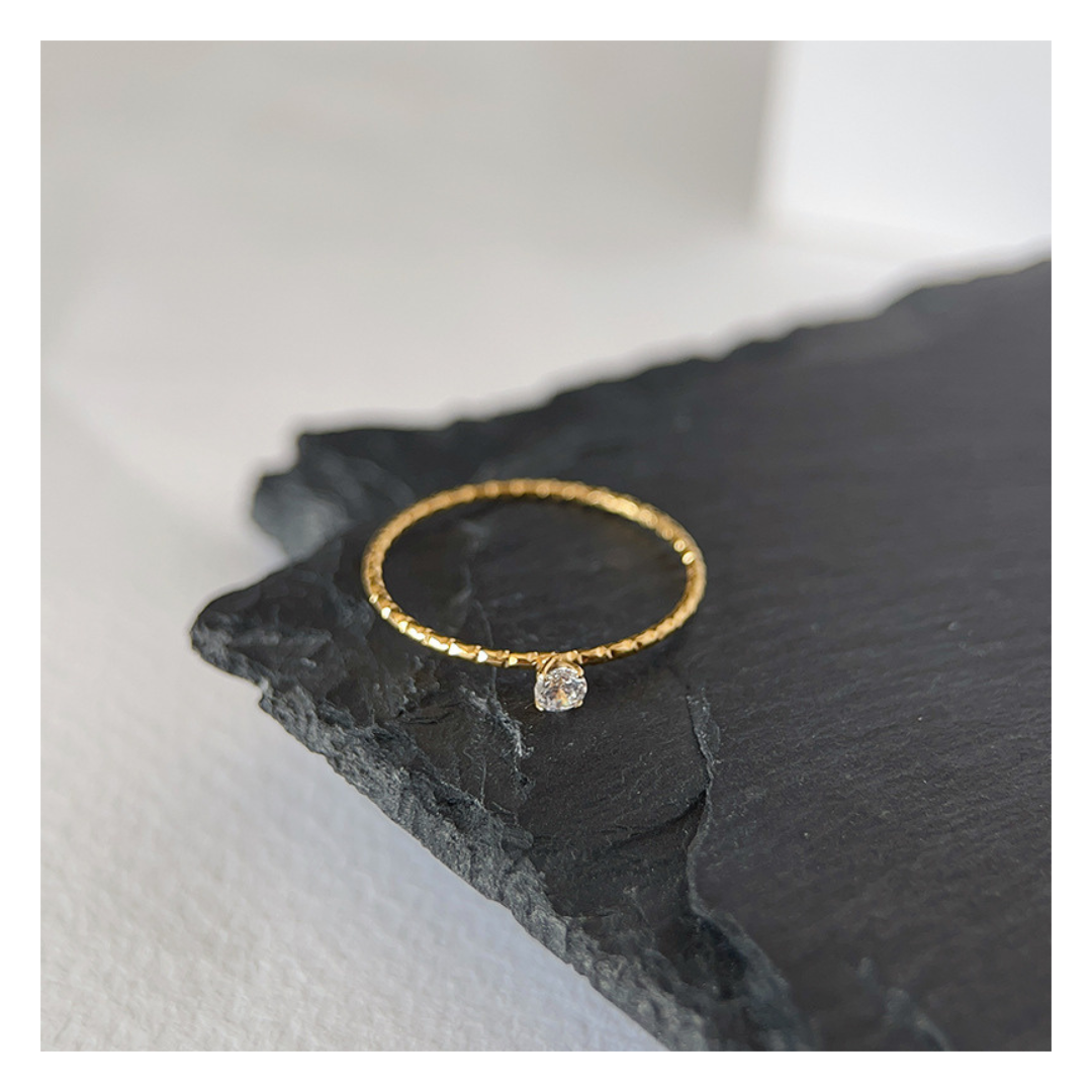 316L Only Zirconia Ring — ディテール | リング | サージカルステンレス316L | Misy Jewelry