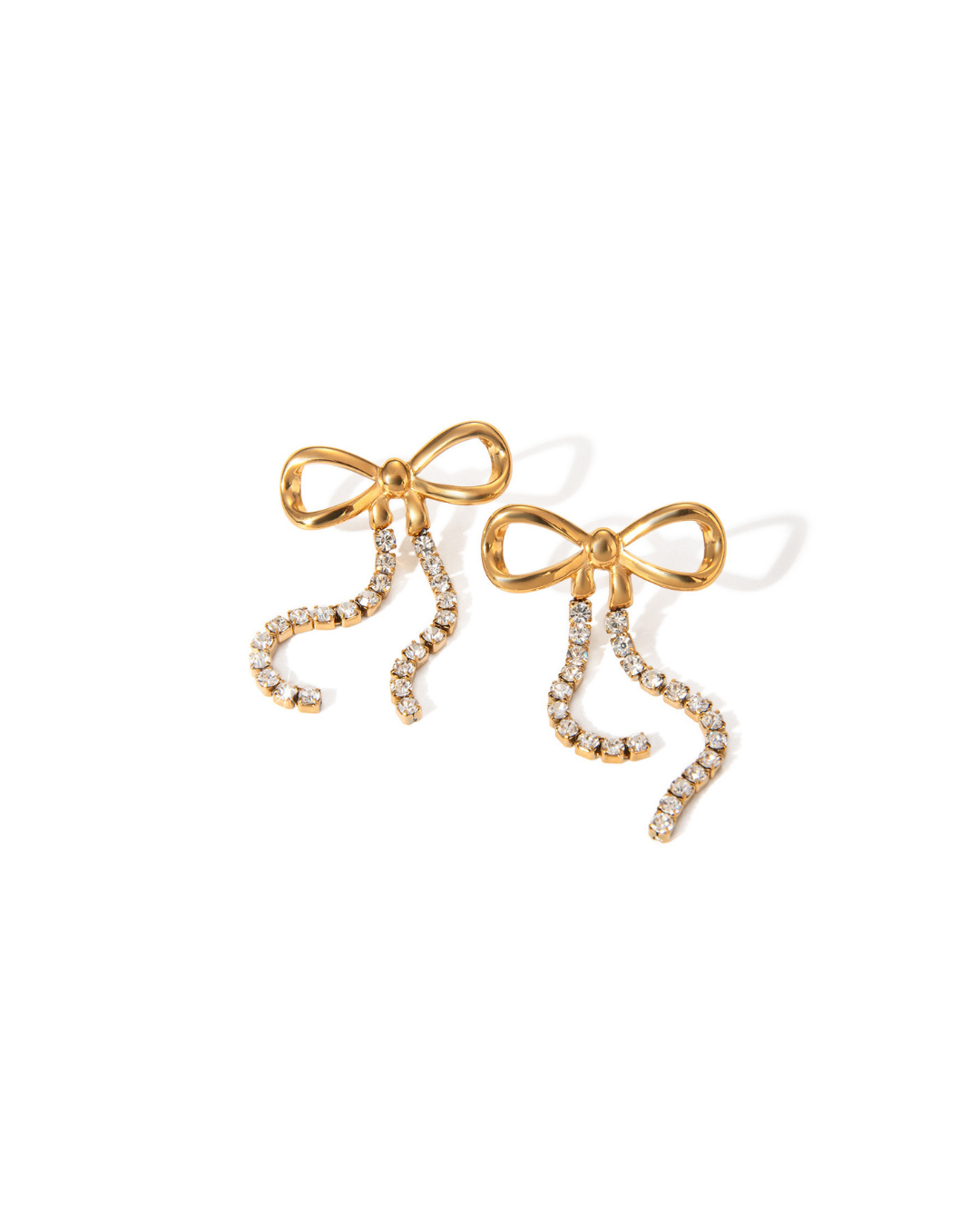 316L Ribbon Swing Pierce 詳細画像3｜Misy Jewelry