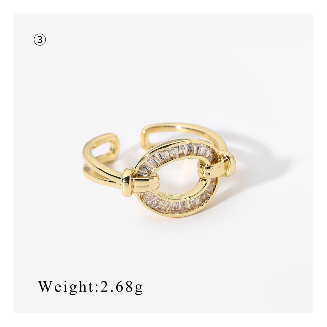 Zirconia Ring Free size 1-6 — ディテール | リング | サージカルステンレス316L | Misy Jewelry