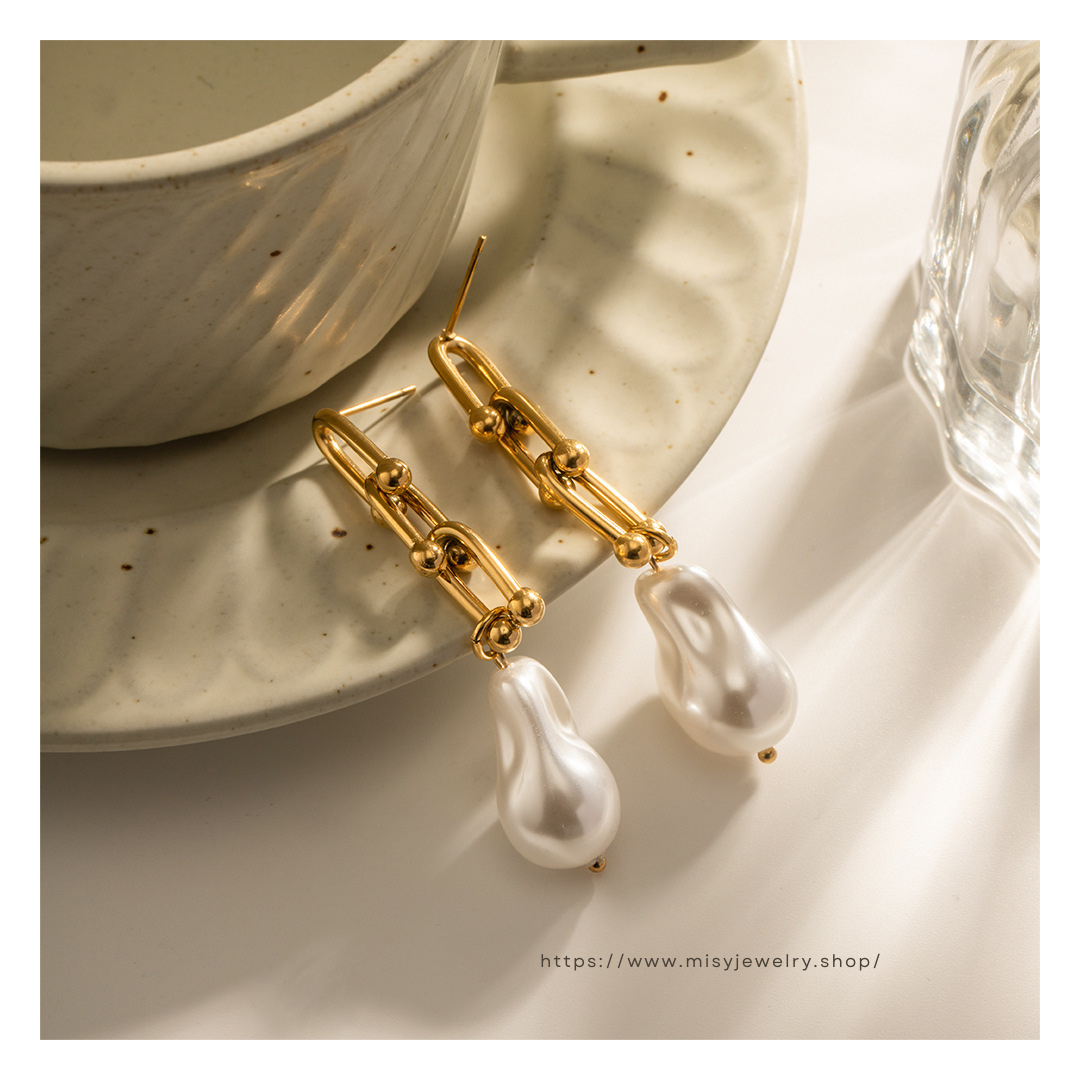 316L U-Perl Pierce - ピアス・イヤリング｜Misy Jewelry