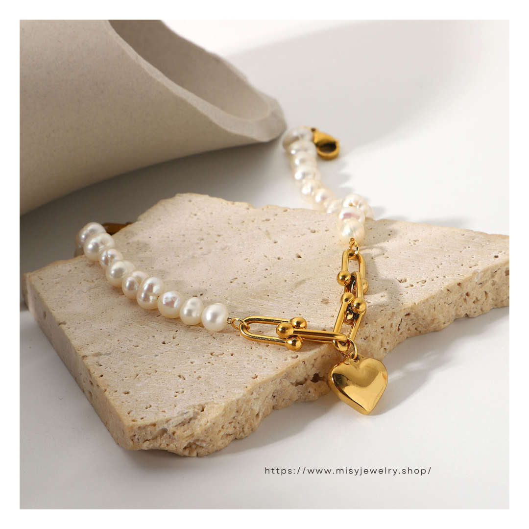 316L U Perl Bracelet — ディテール | ブレスレット | サージカルステンレス316L | Misy Jewelry
