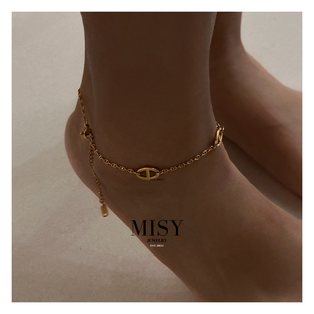 316L Anchor Anklet 詳細画像1｜Misy Jewelry