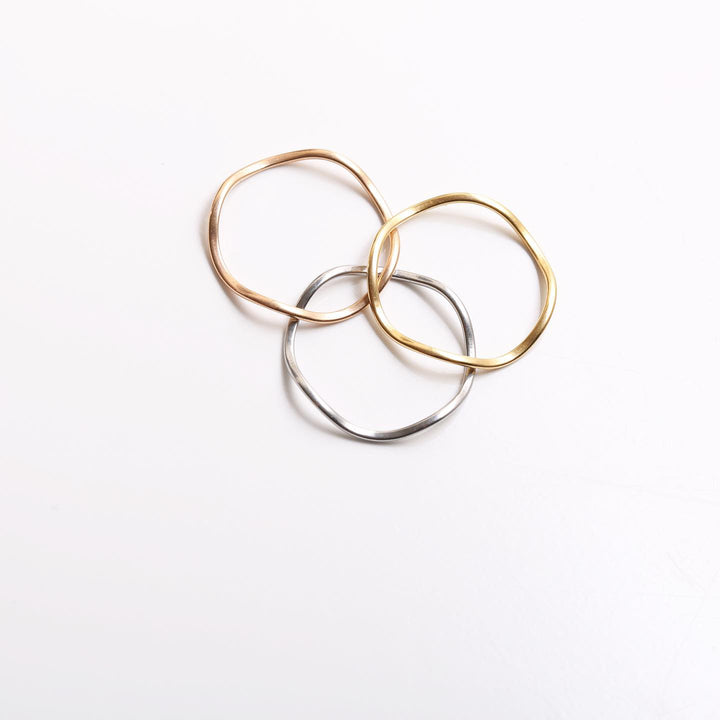 316L wavy ring
