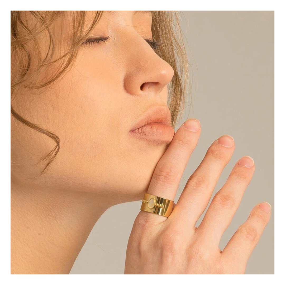 316L Shell Open Ring 詳細画像1｜Misy Jewelry