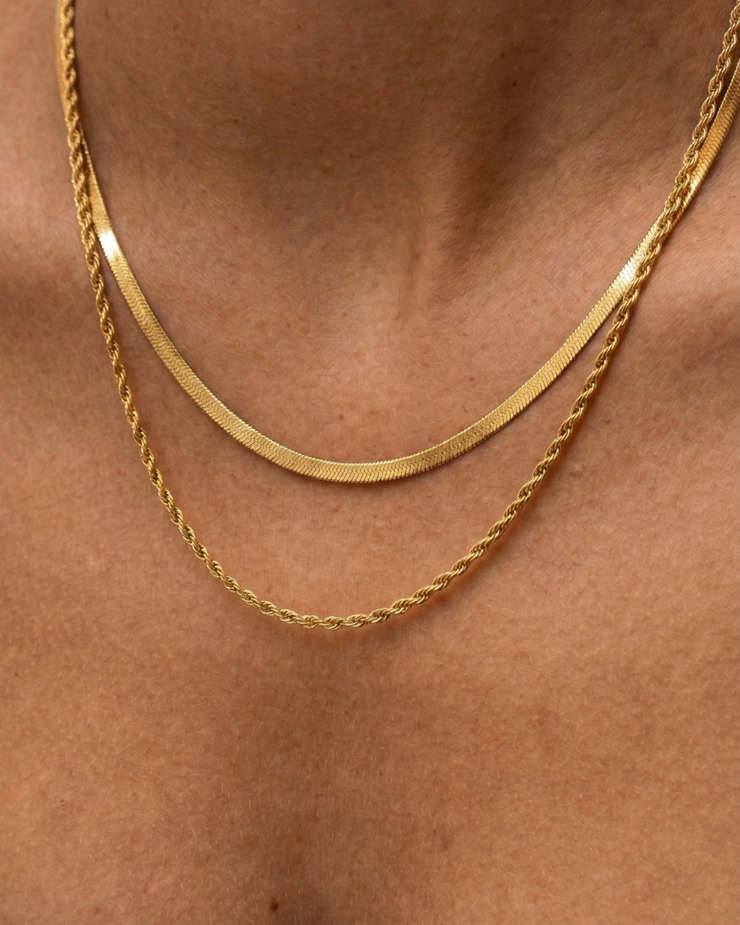 Double Rope Snake Necklace — ディテール | ネックレス | サージカルステンレス316L | Misy Jewelry