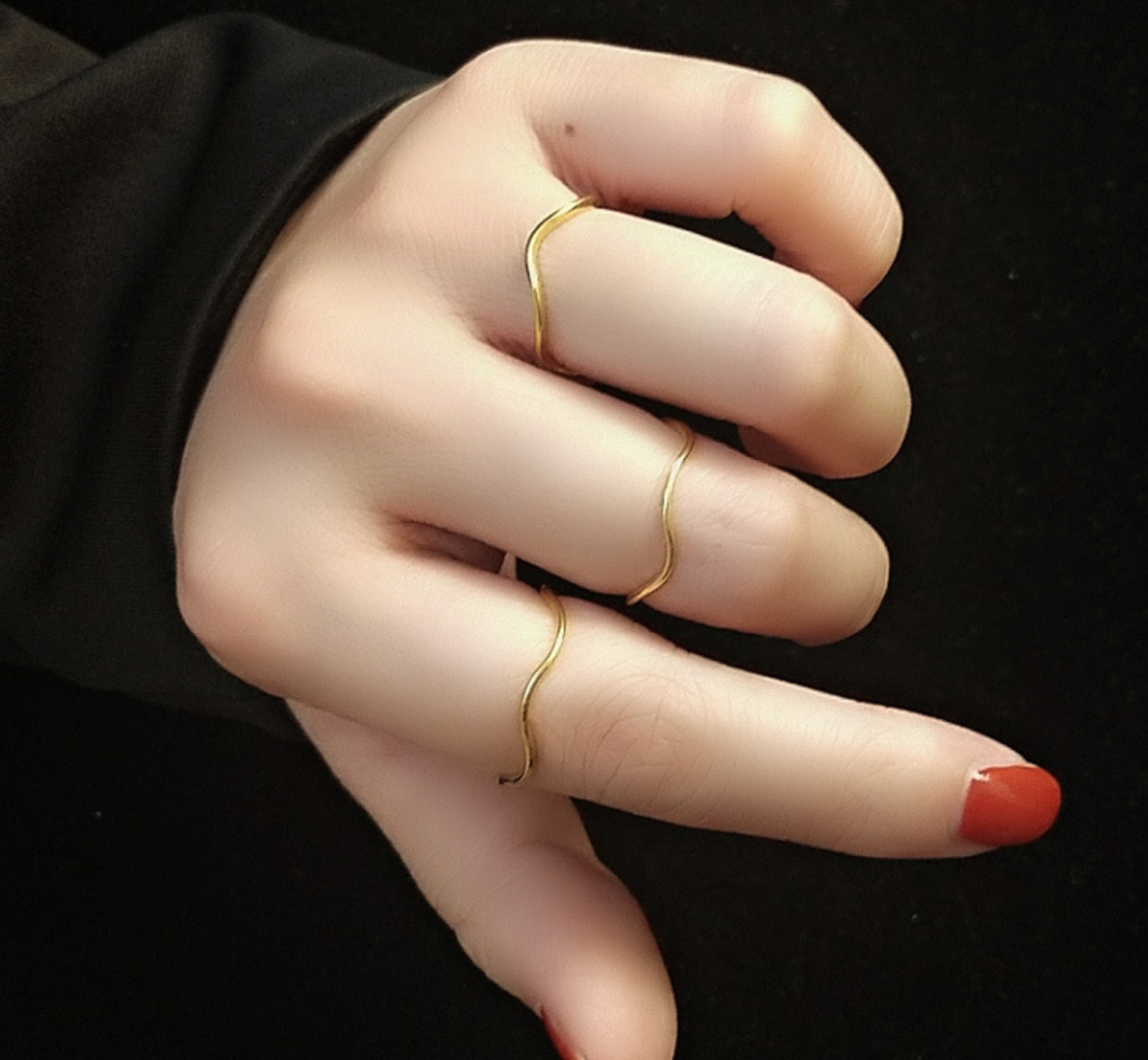 316L wavy ring — ディテール | リング | サージカルステンレス316L | Misy Jewelry