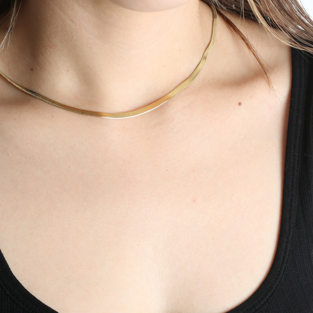 316L Snake choker necklace 3mm — ディテール | ネックレス | サージカルステンレス316L | Misy Jewelry
