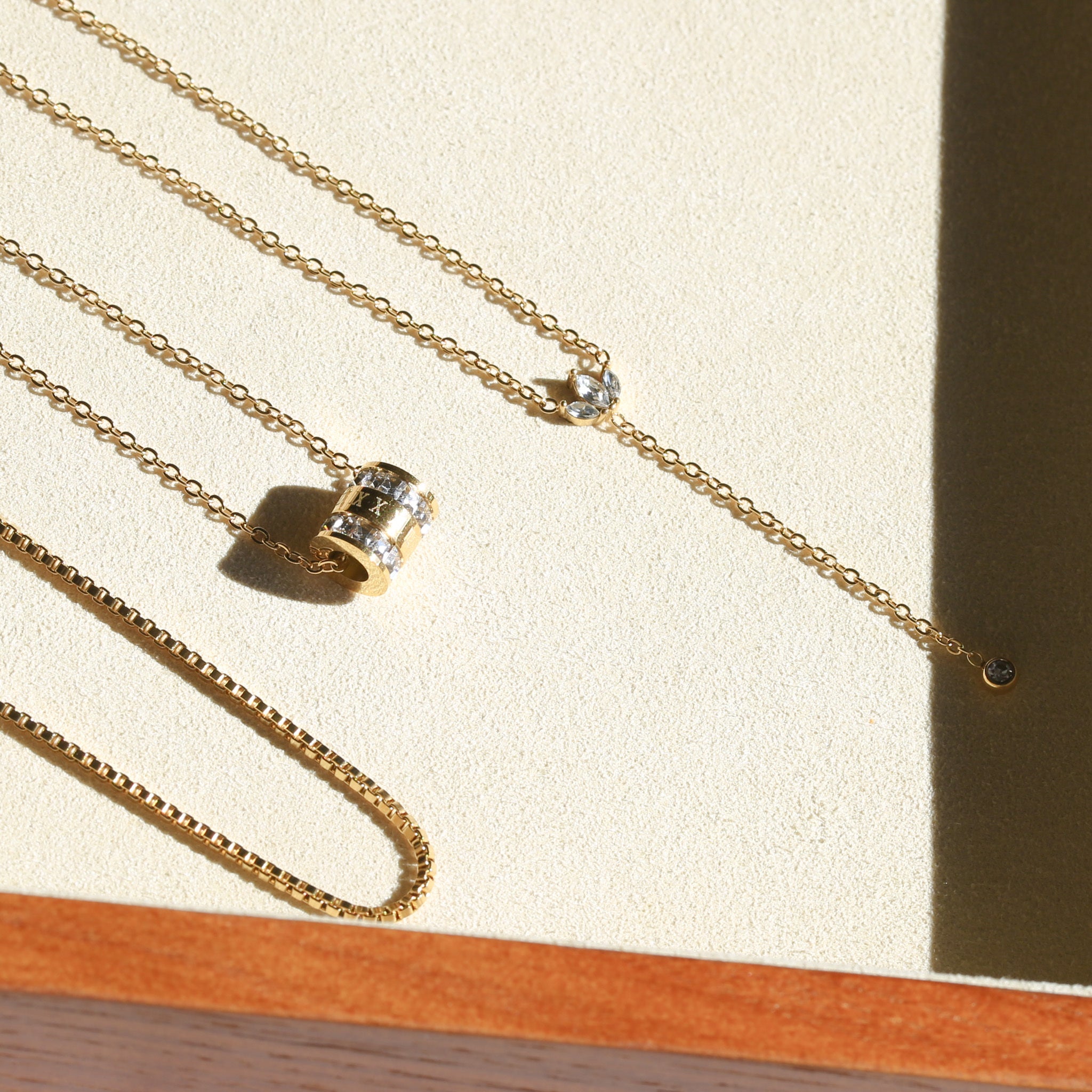 316L Roman Barrel Necklace 詳細画像9｜Misy Jewelry