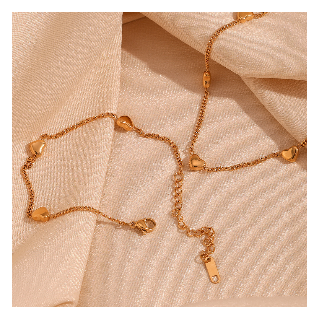 316L Heart Chain Bracelet — ディテール | ネックレス | サージカルステンレス316L | Misy Jewelry