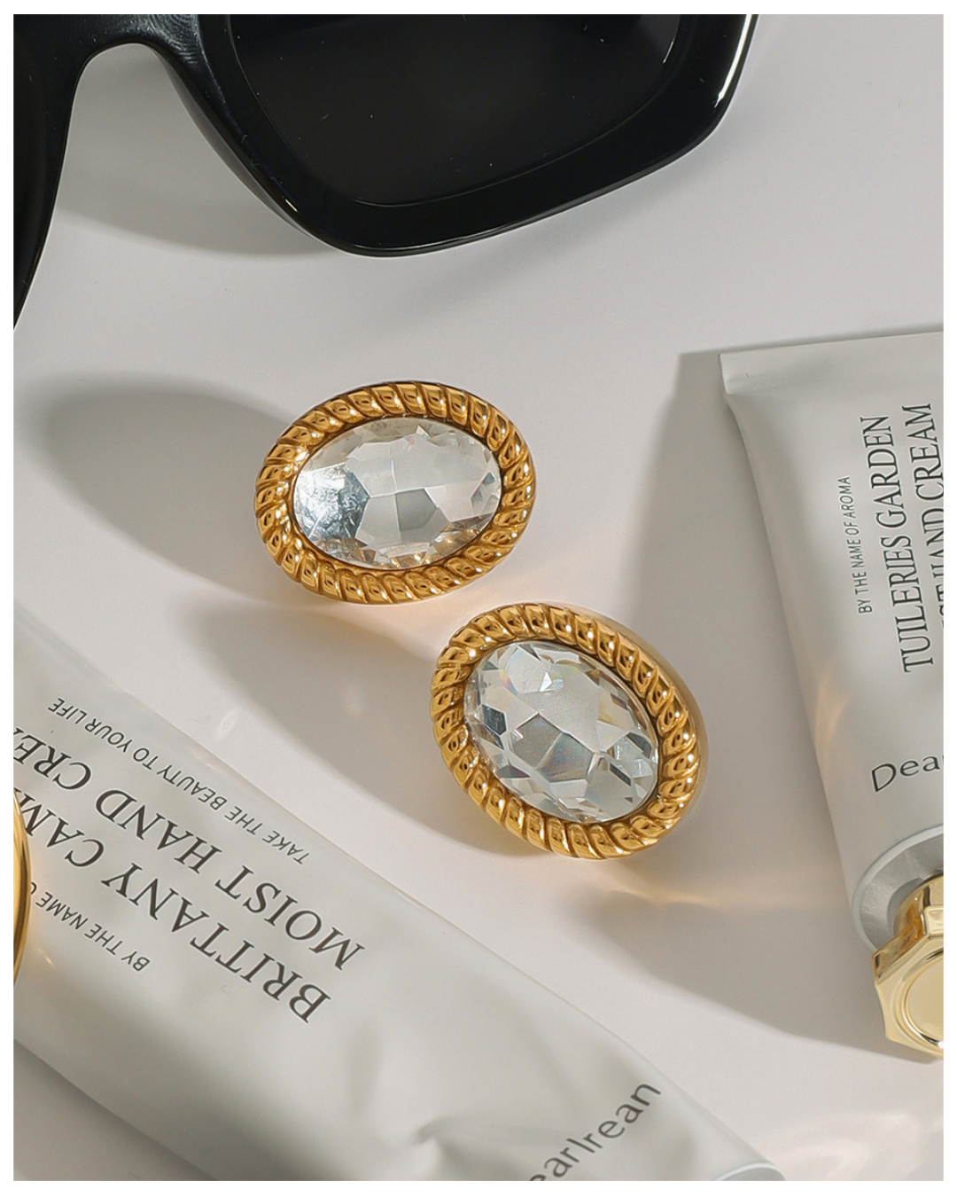 316L Oval Cut Frame Pierce 詳細画像4｜Misy Jewelry