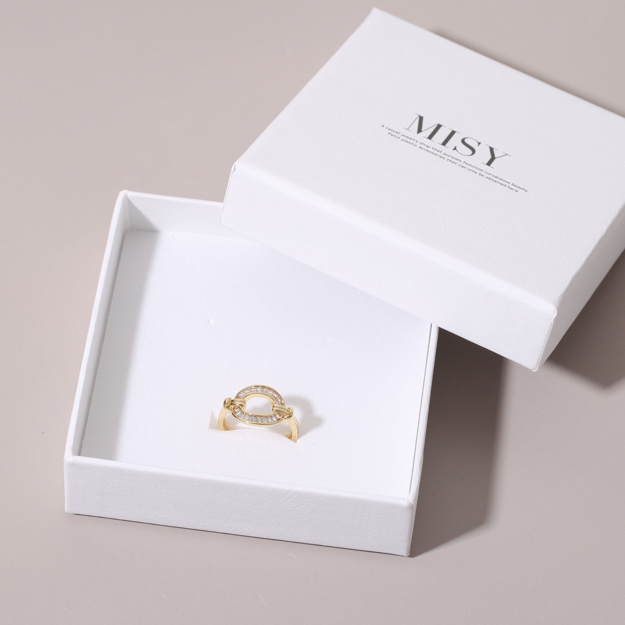 Zirconia Ring Free size 1-6 — ディテール | リング | サージカルステンレス316L | Misy Jewelry