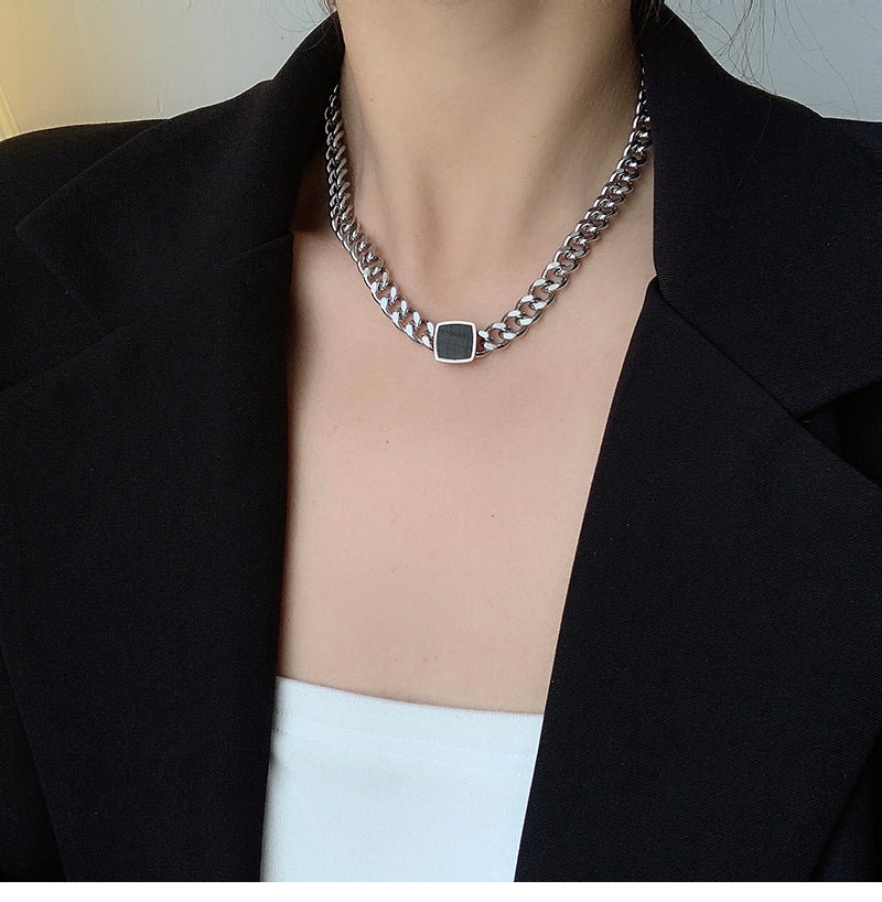 316L Square Chain Necklace - ネックレス｜Misy Jewelry