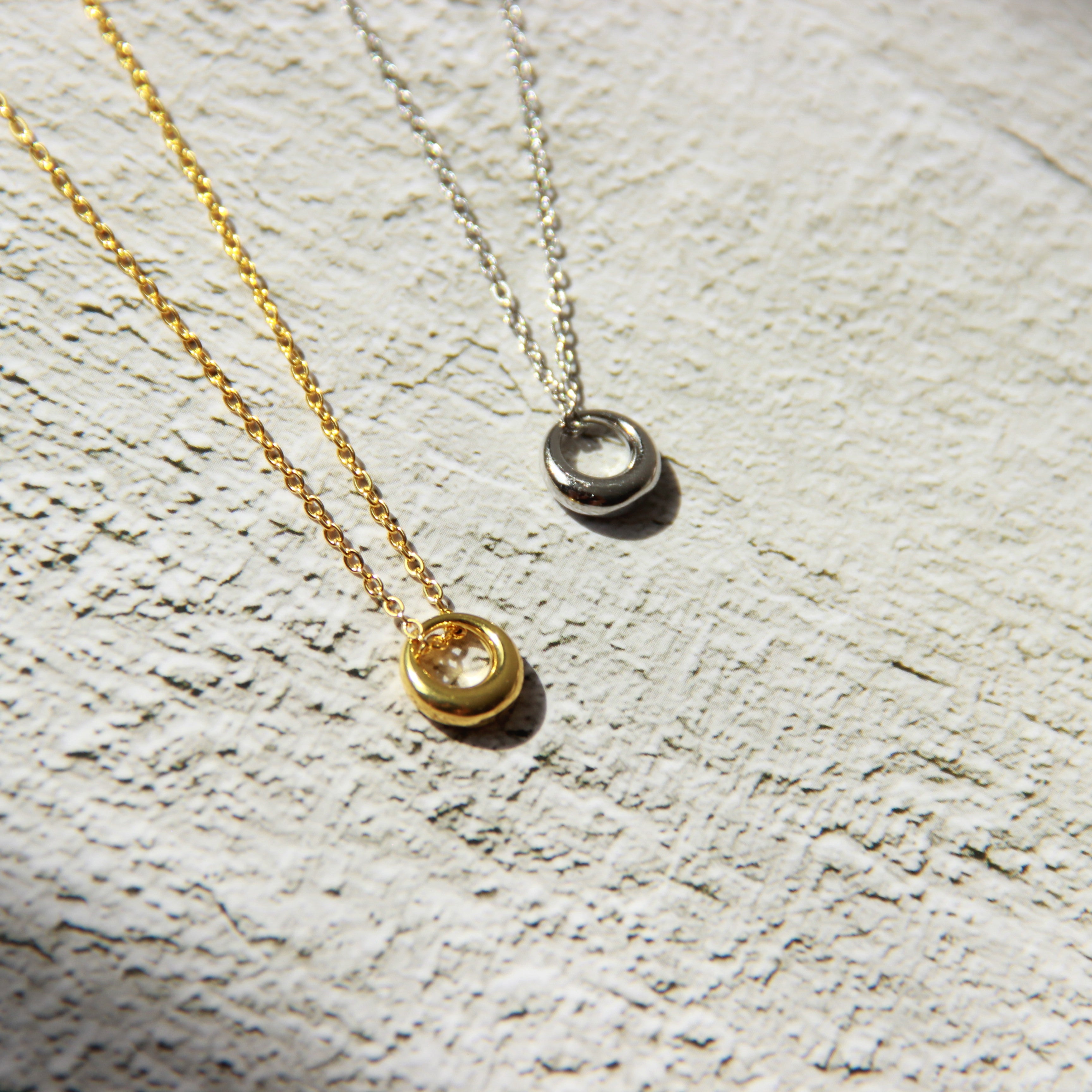 s925 Round circle necklace — ディテール | ネックレス | サージカルステンレス316L | Misy Jewelry