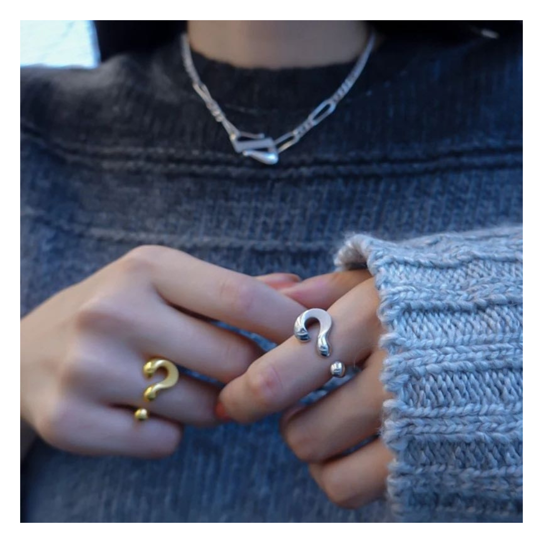 316L Question Ring - リング｜Misy Jewelry