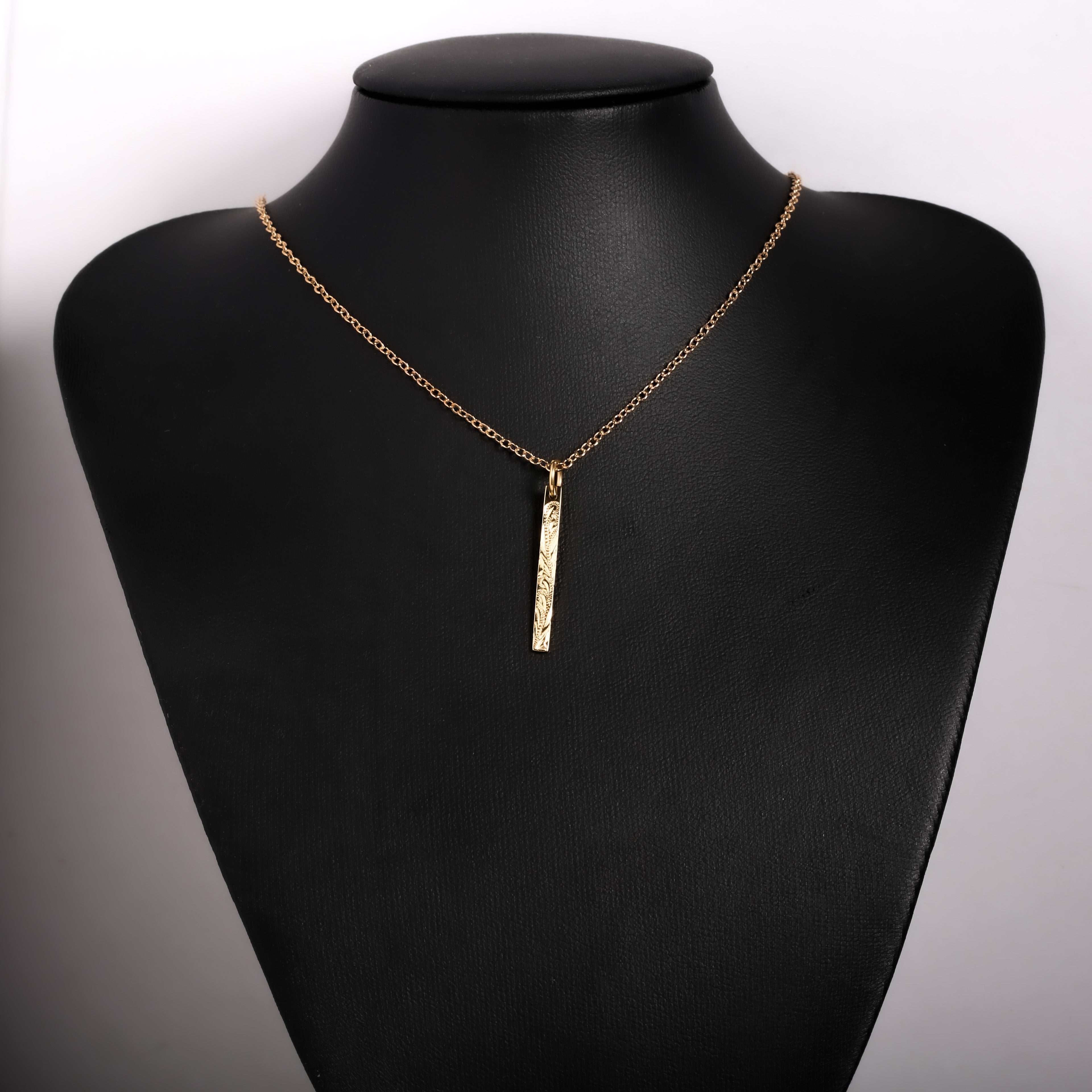 316L Hawaiian Plane Bar Necklace 詳細画像8｜Misy Jewelry