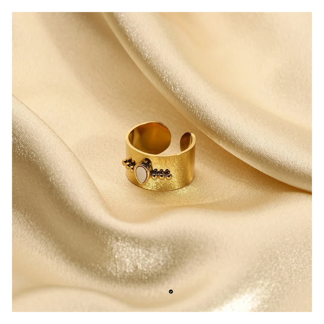316L Shell Open Ring 詳細画像3｜Misy Jewelry