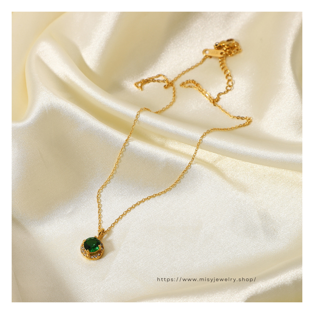 316L  Zirconia necklace 詳細画像13｜Misy Jewelry