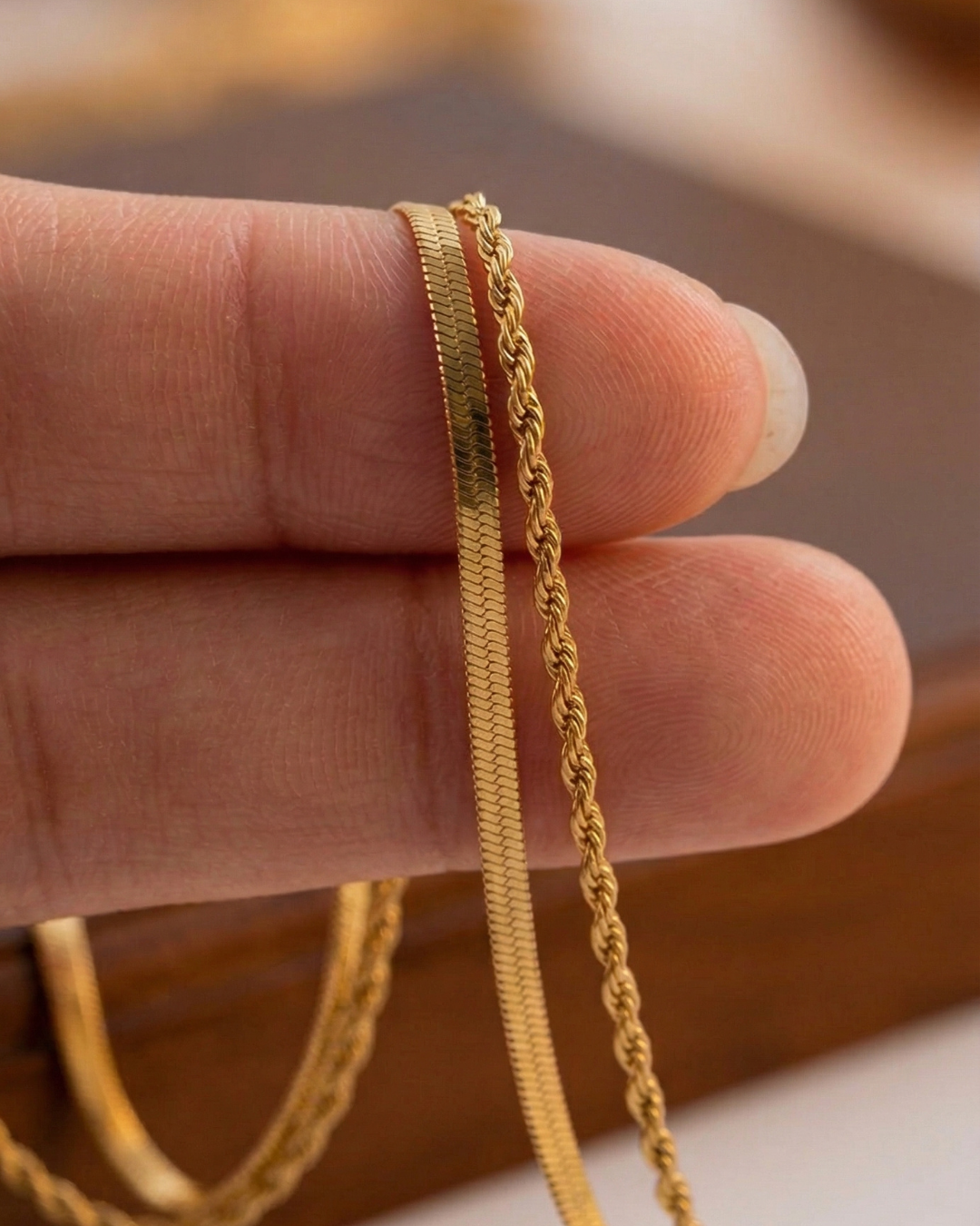 Double Rope Snake Necklace — ディテール | ネックレス | サージカルステンレス316L | Misy Jewelry