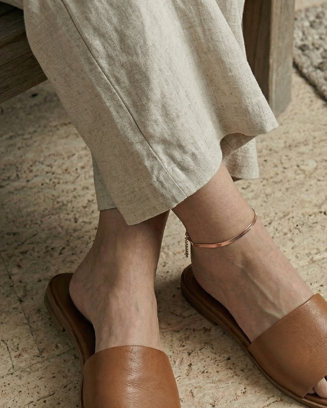 316L Snake Anklet 3mm 詳細画像1｜Misy Jewelry