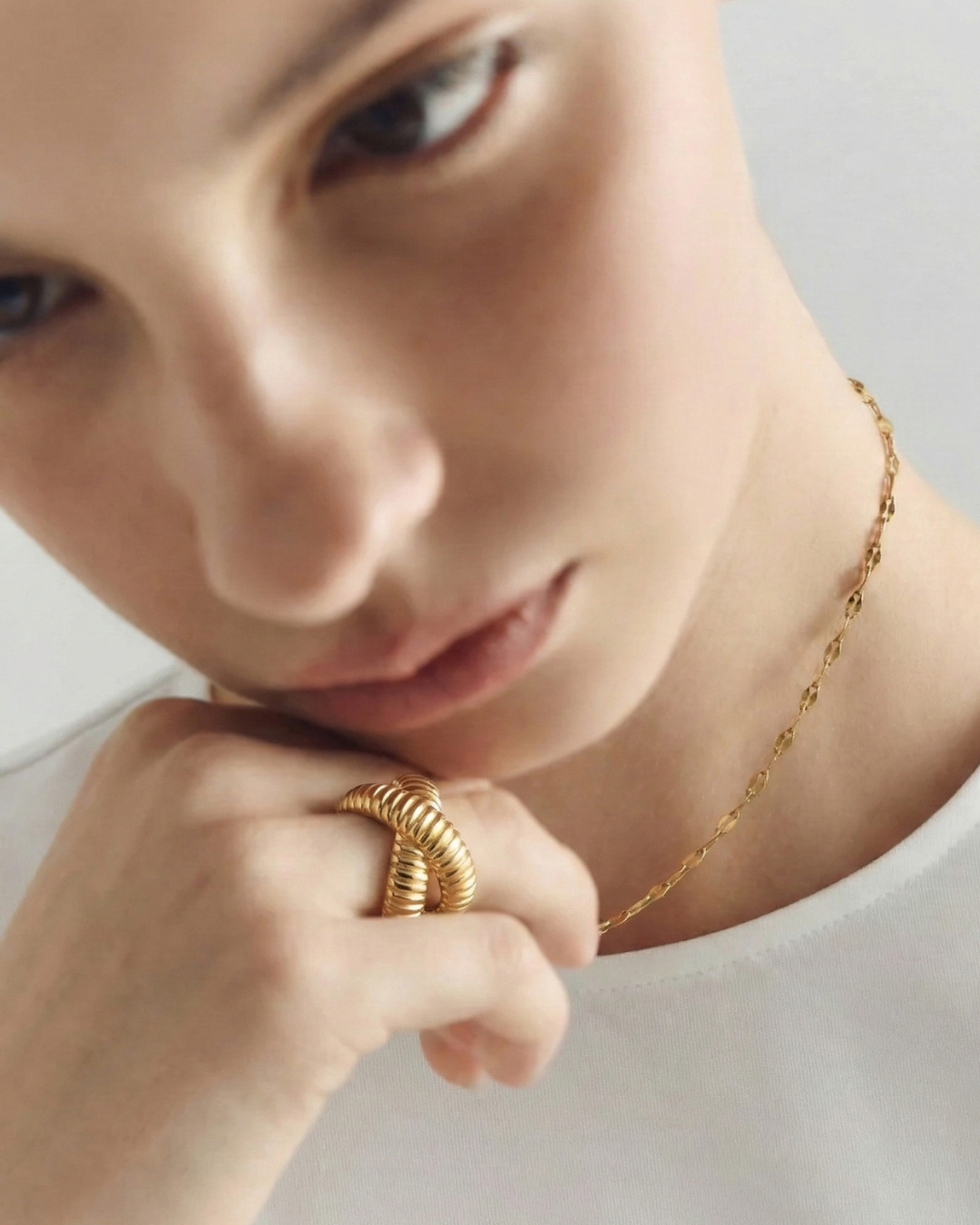 316L Open X-Cross Ring — ディテール | リング | サージカルステンレス316L | Misy Jewelry