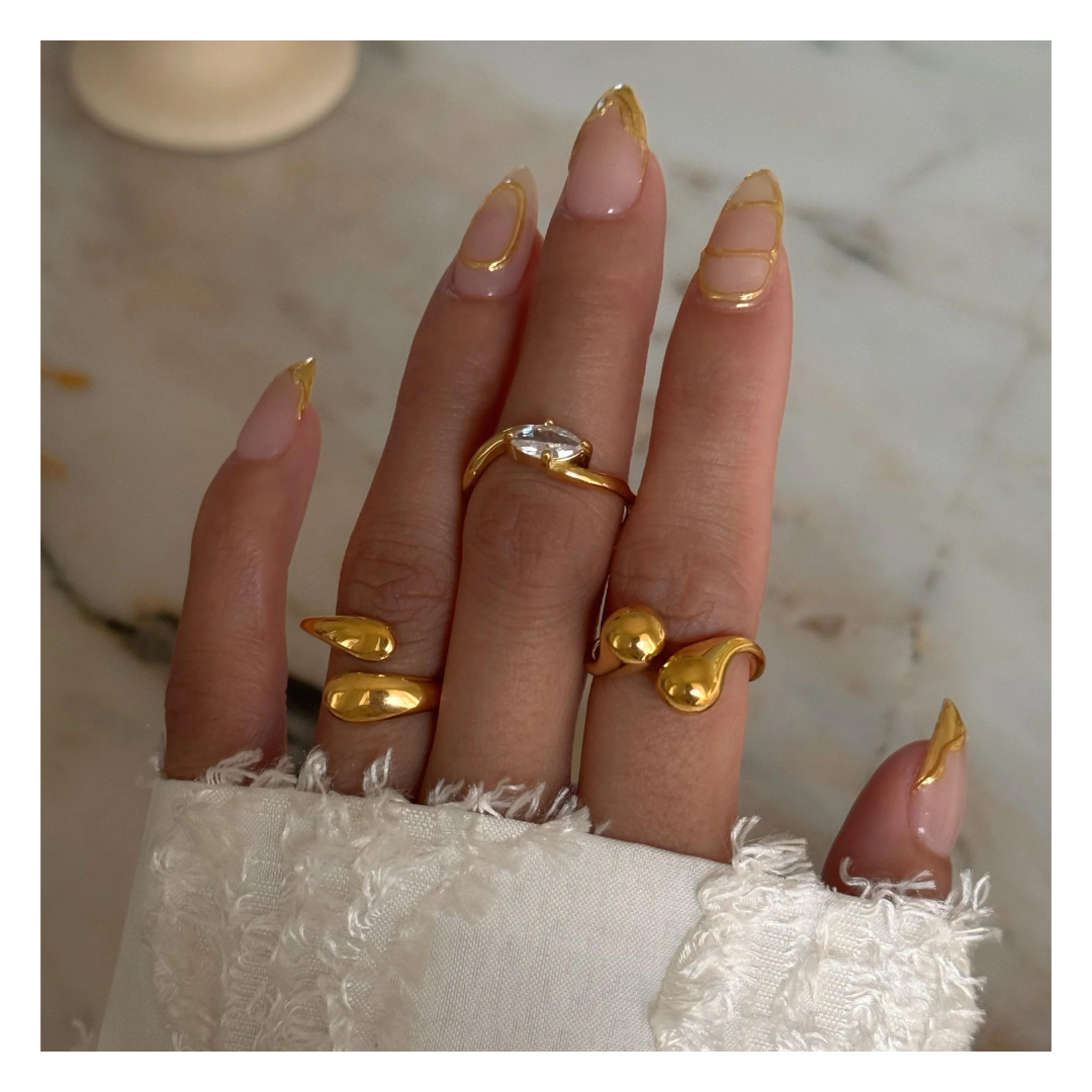 316L Cross Ring — 着用イメージ | リング | サージカルステンレス316L | Misy Jewelry