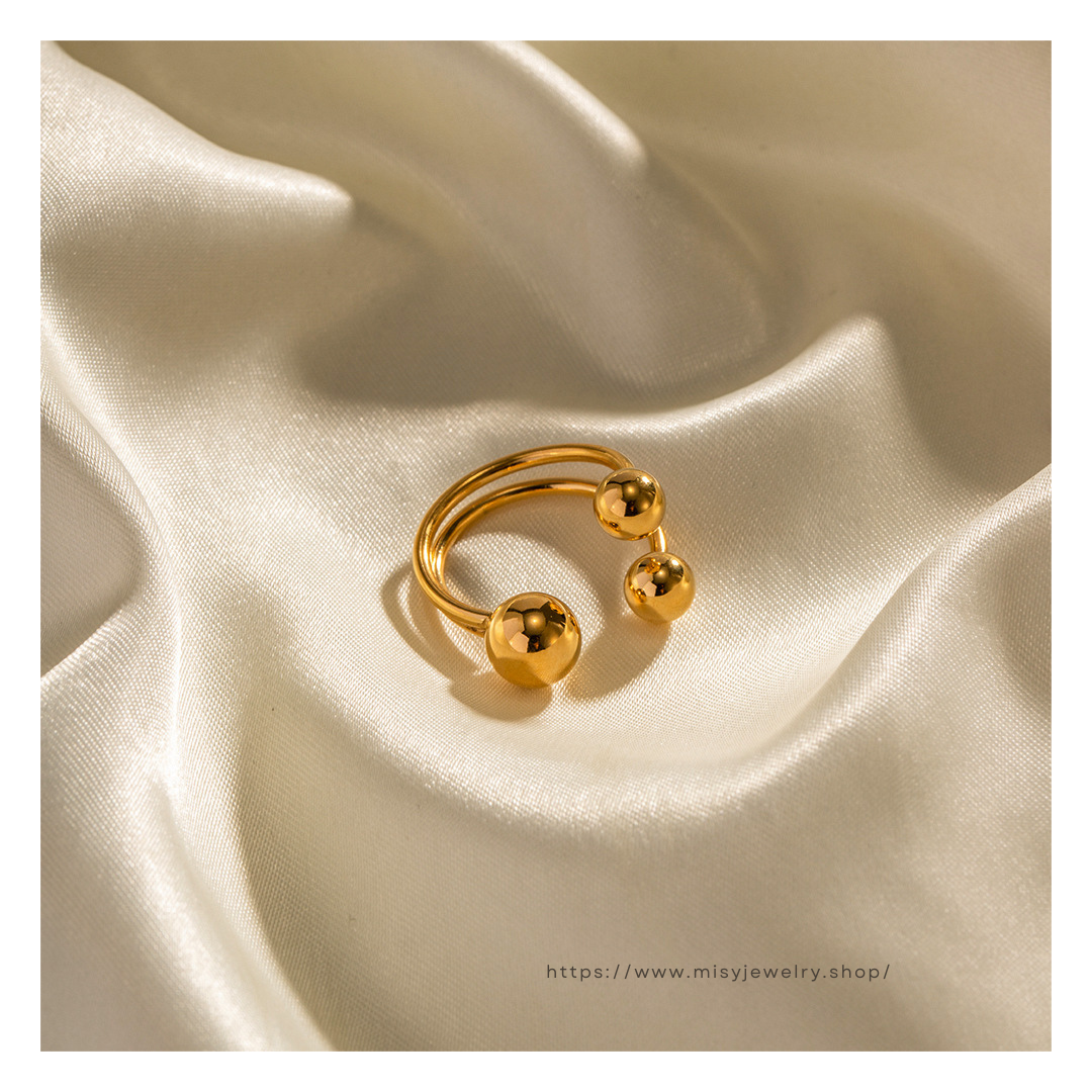 316L Sphere Ring 詳細画像2｜Misy Jewelry
