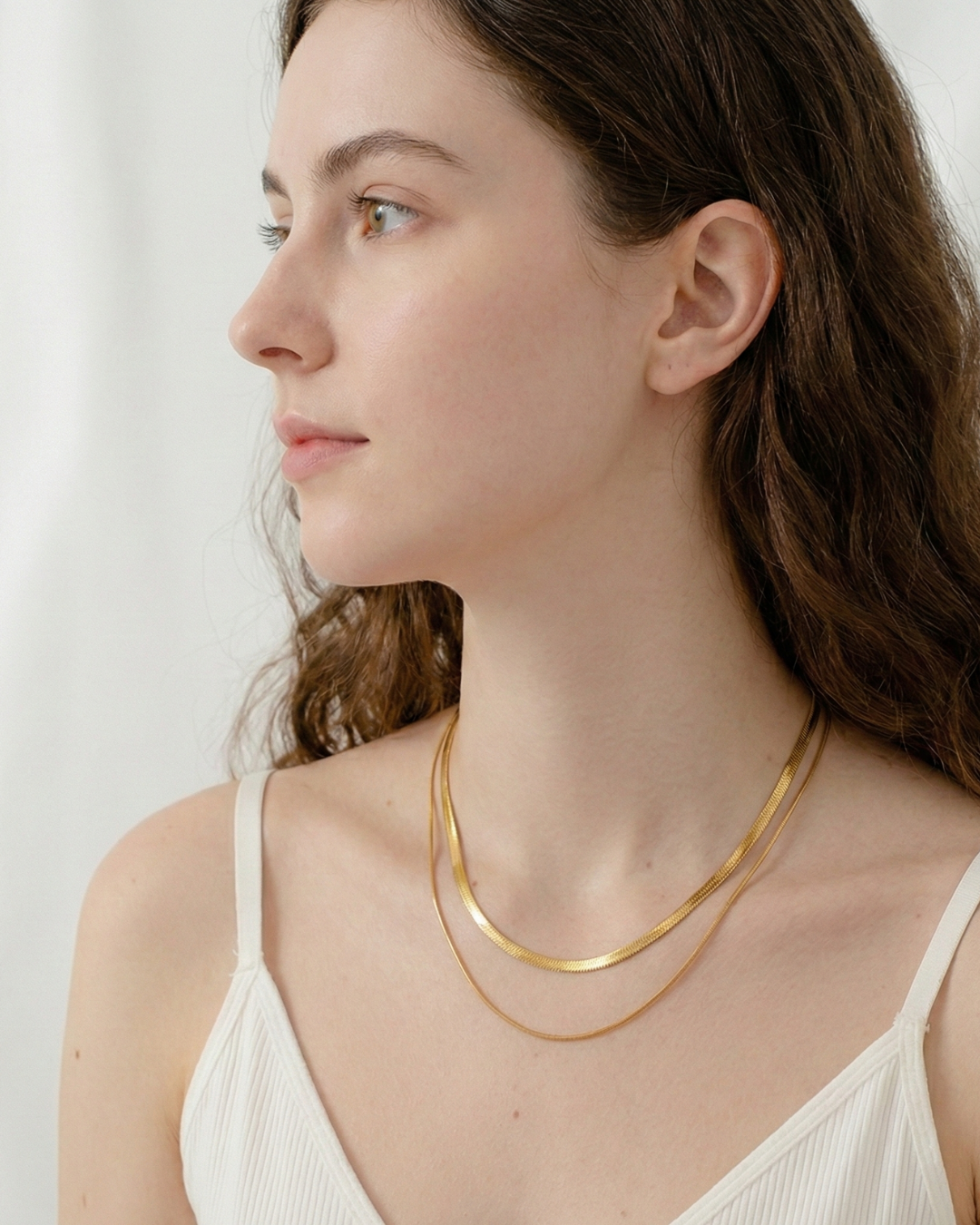 2連 Snake Necklace 詳細画像1｜Misy Jewelry