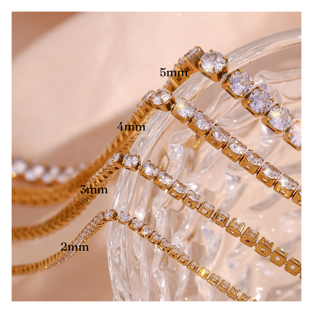 316L Zirconia Necklace 4 size 詳細画像1｜Misy Jewelry