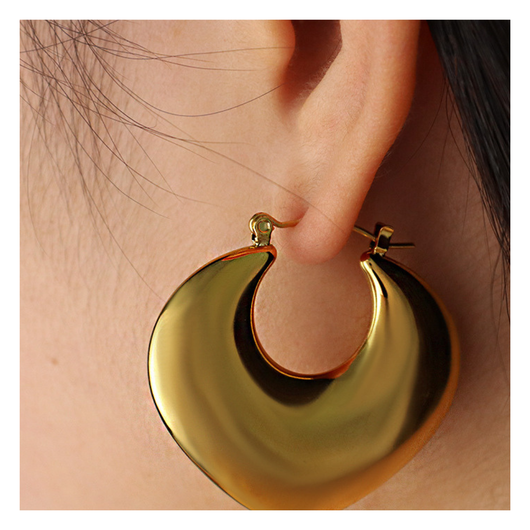 316L Big Heart Pierce 詳細画像2｜Misy Jewelry