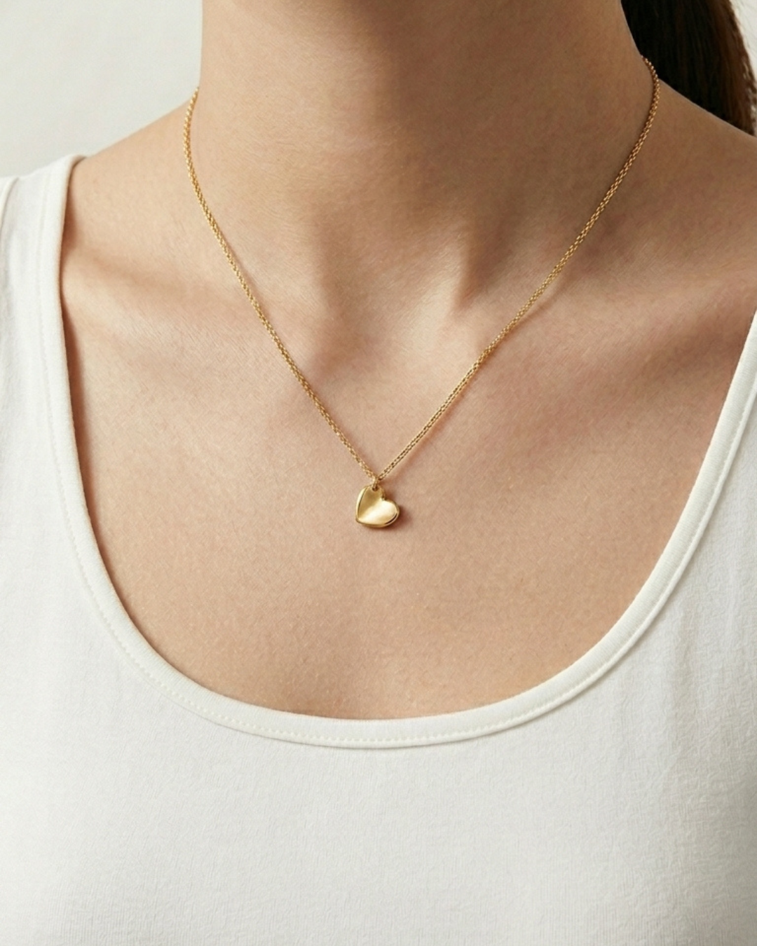 s925 Heart Necklace｜金属アレルギー対応 316Lサージカルステンレスジュエリー Misy（画像3）
