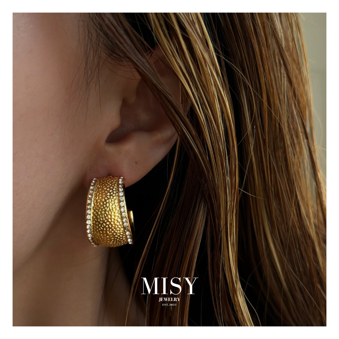 316L Retro Hoop Pierce - ピアス・イヤリング｜Misy Jewelry