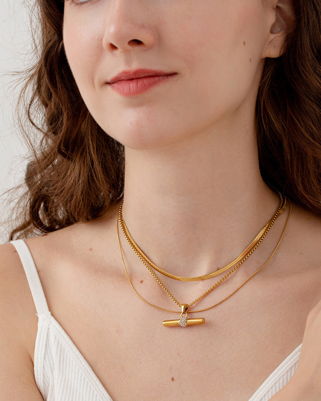 Double Snake Necklace — ディテール | ネックレス | サージカルステンレス316L | Misy Jewelry