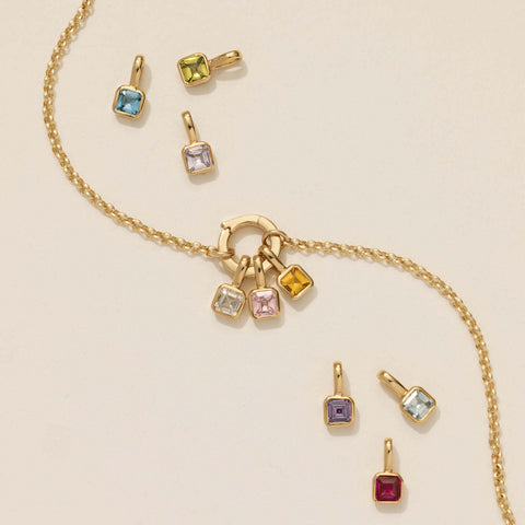 Birthstone Pendant Necklace
