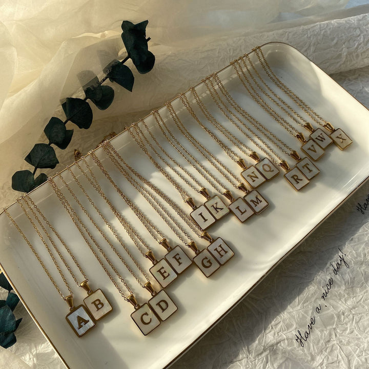 316L initial Necklace