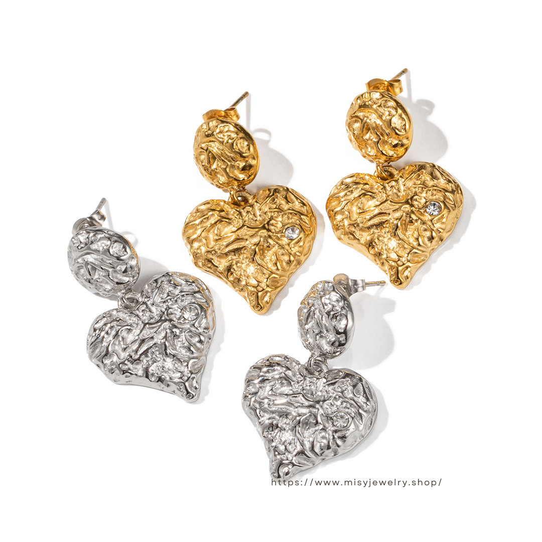 316L Designed Heart Pierce — ディテール | リング | サージカルステンレス316L | Misy Jewelry