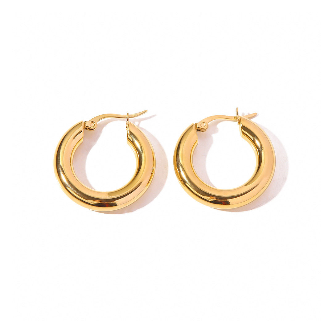 316L Round Pierce C big 詳細画像1｜Misy Jewelry