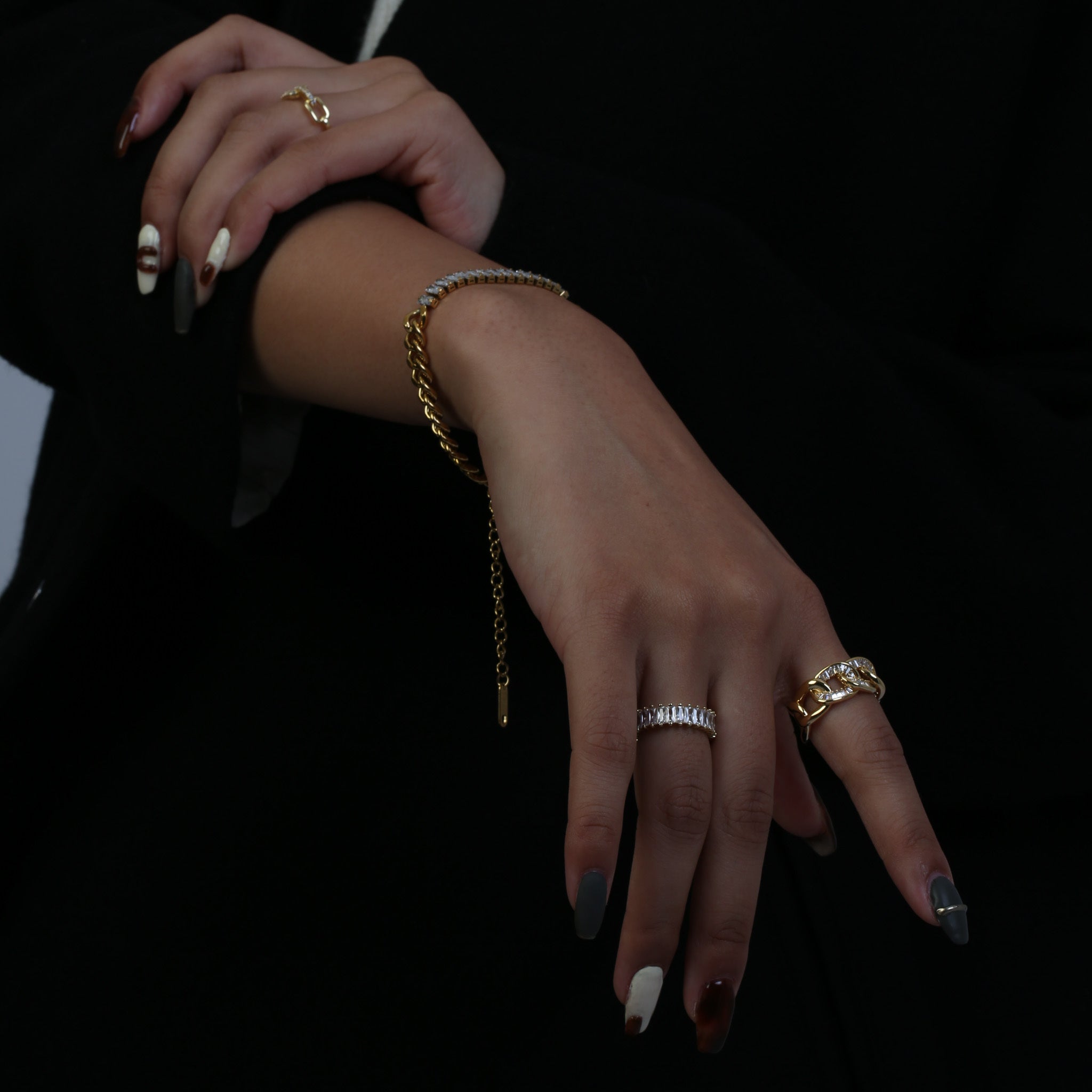 Zirconia Ring Free size 1-6 — ディテール | リング | サージカルステンレス316L | Misy Jewelry