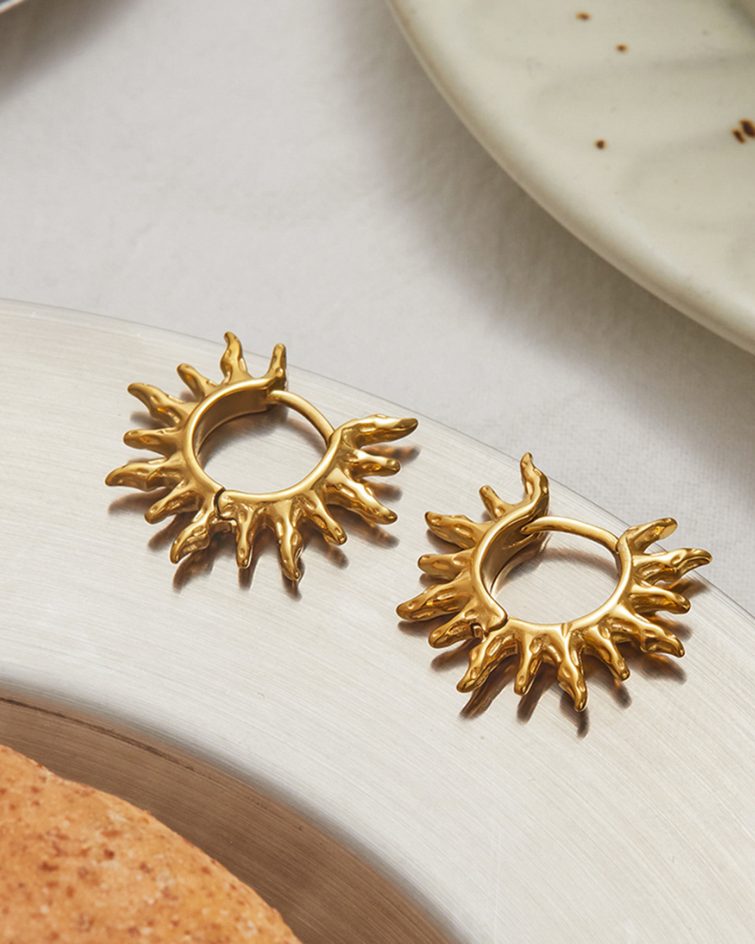 316L Sun Burst Pierce 詳細画像5｜Misy Jewelry