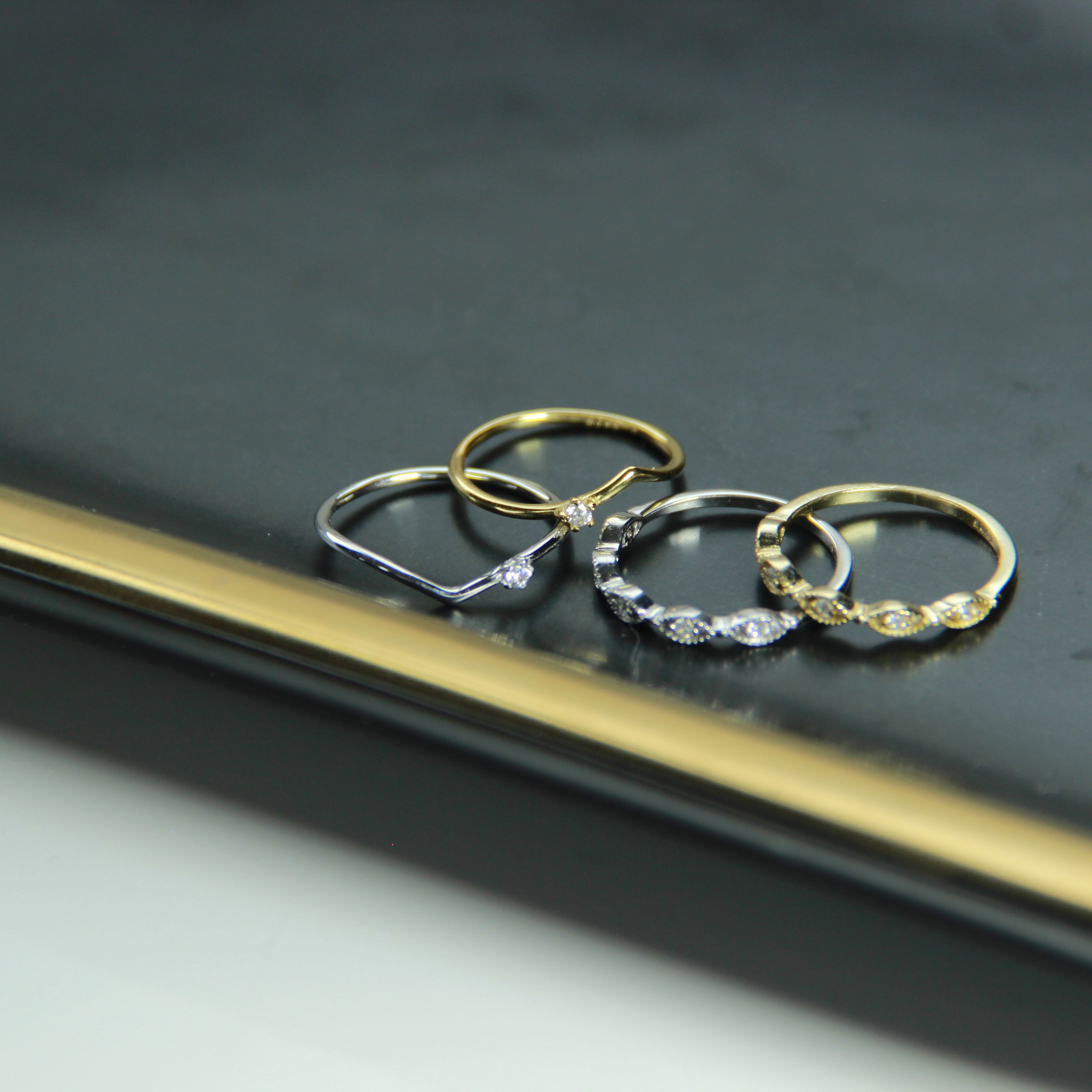 s925 Plated Ring — 着用イメージ | リング | サージカルステンレス316L | Misy Jewelry