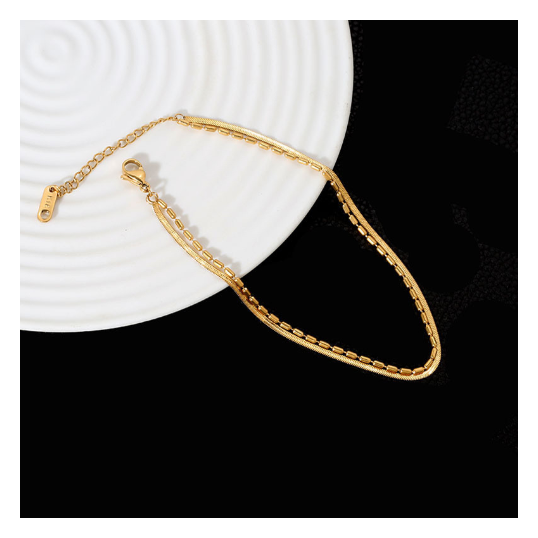 316L Snake&Beads Anklet — ディテール | ブレスレット | サージカルステンレス316L | Misy Jewelry