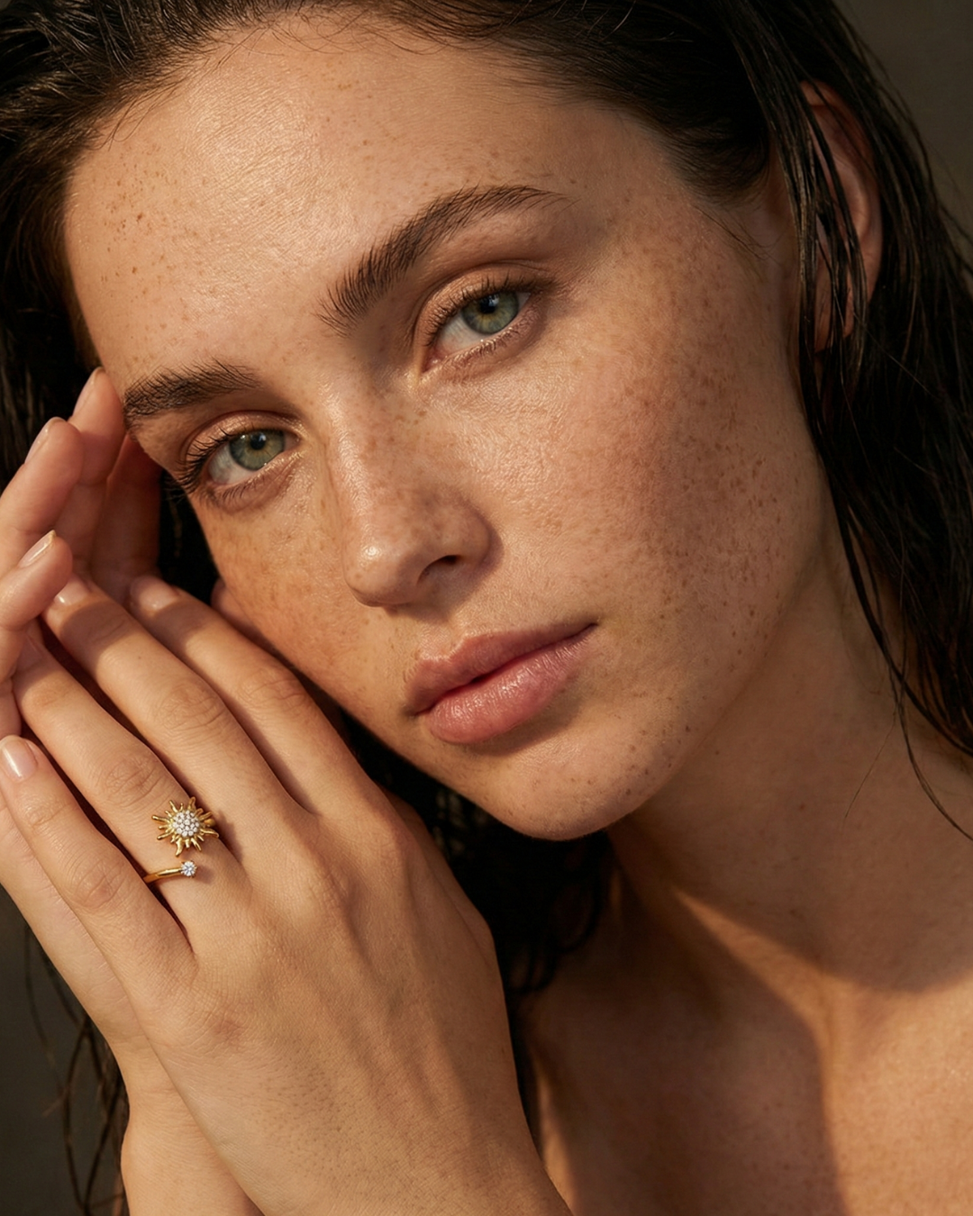 316L Y Line Zirconia Necklace 詳細画像10｜Misy Jewelry