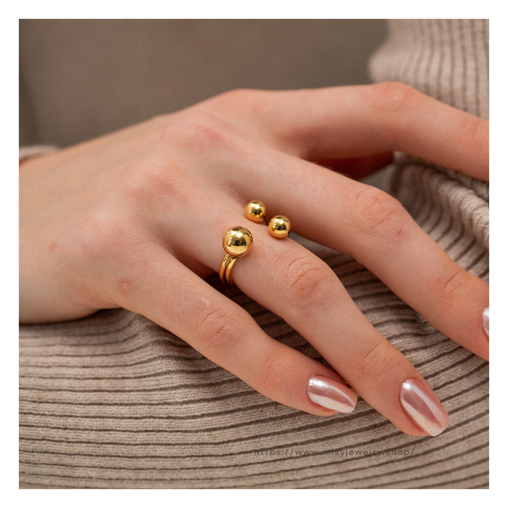 316L Sphere Ring