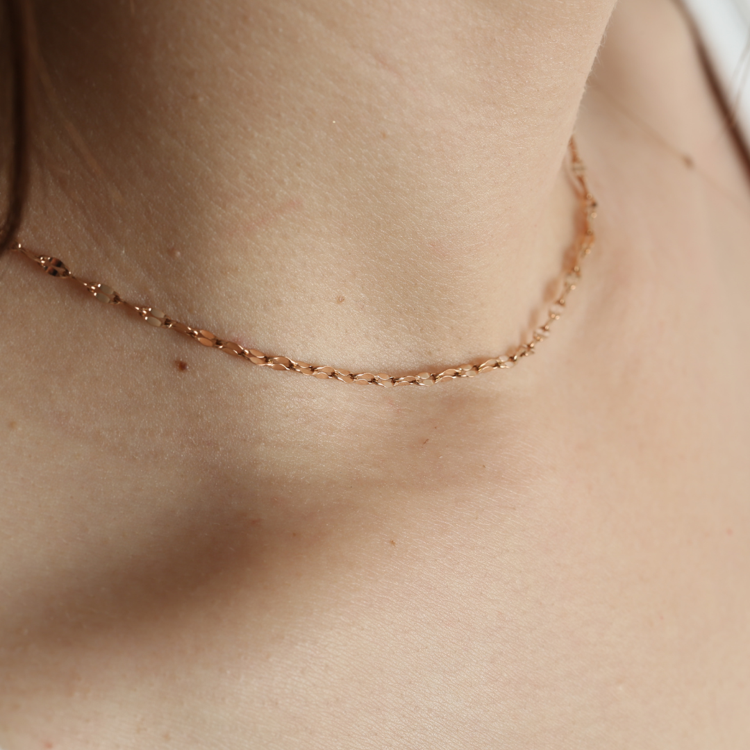 316L Petal choker necklace — ディテール | ネックレス | サージカルステンレス316L | Misy Jewelry